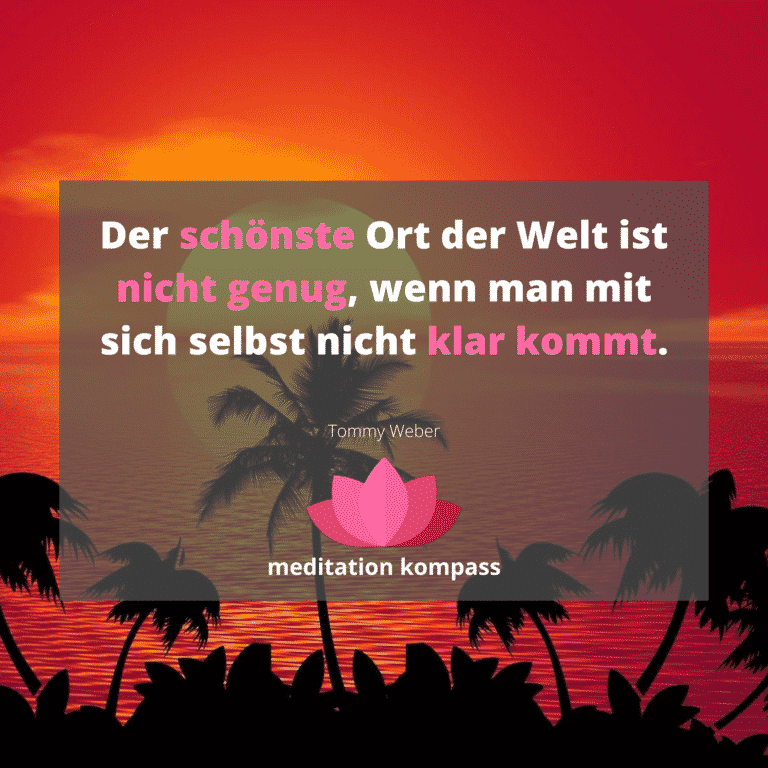 Der schönste Ort der Welt ist nicht genug, wenn man mit sich selbst